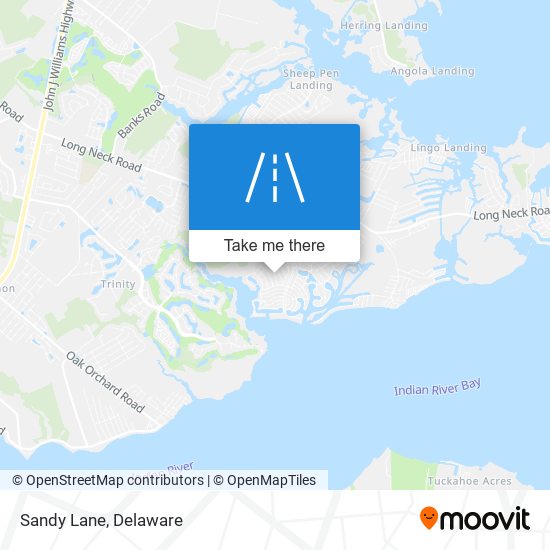 Mapa de Sandy Lane