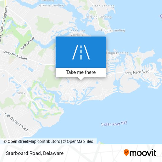 Mapa de Starboard Road