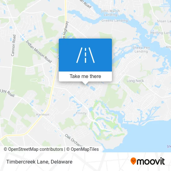 Timbercreek Lane map