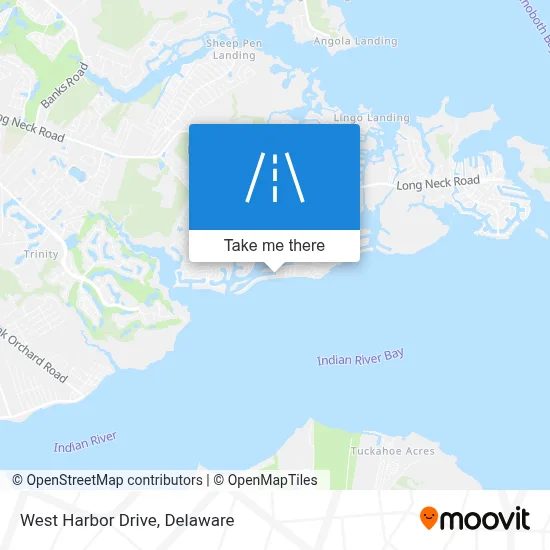 West Harbor Drive map