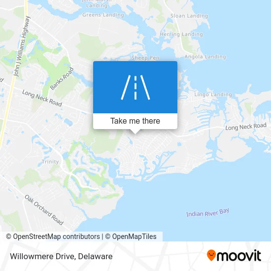 Willowmere Drive map