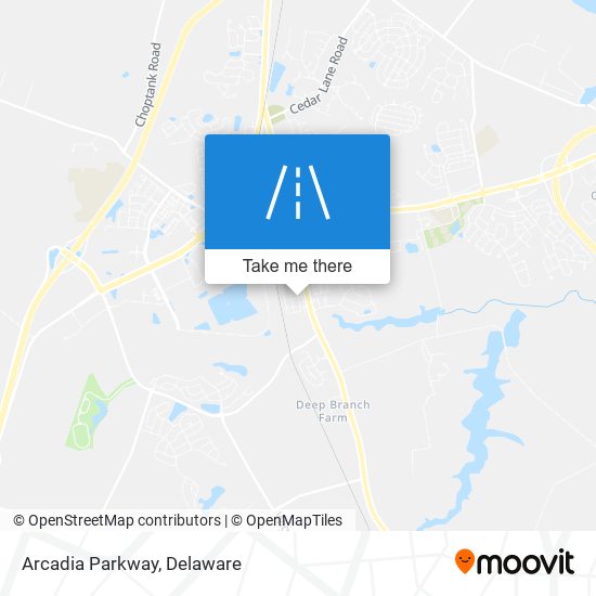 Arcadia Parkway map