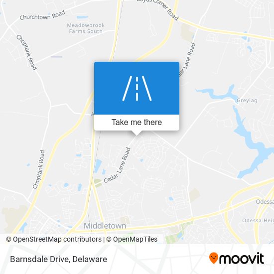 Mapa de Barnsdale Drive