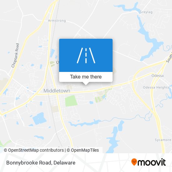 Bonnybrooke Road map