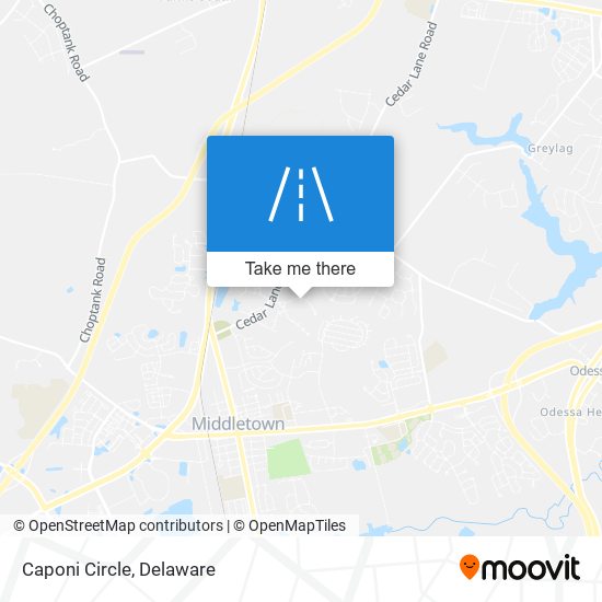 Mapa de Caponi Circle