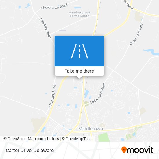 Carter Drive map