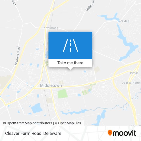 Mapa de Cleaver Farm Road