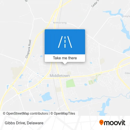 Gibbs Drive map