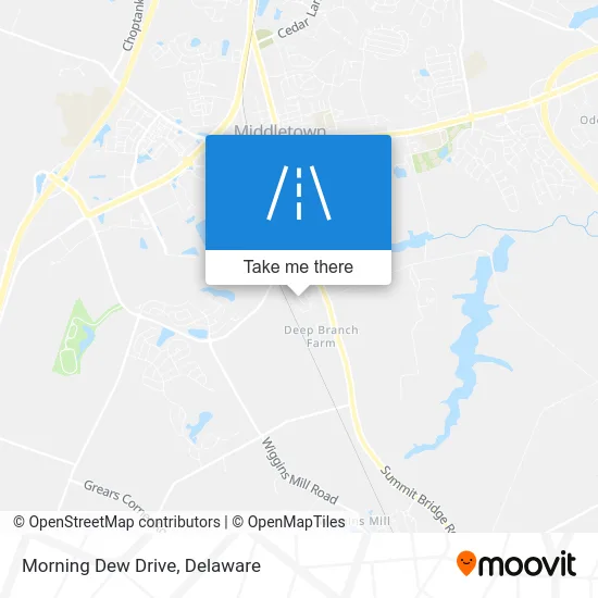 Morning Dew Drive map