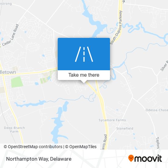 Northampton Way map