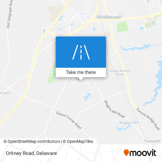 Mapa de Orkney Road