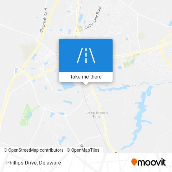 Phillips Drive map