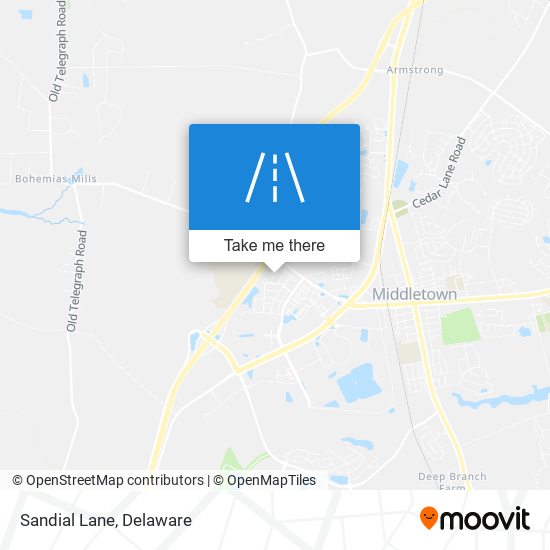 Mapa de Sandial Lane