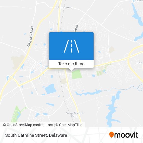South Cathrine Street map
