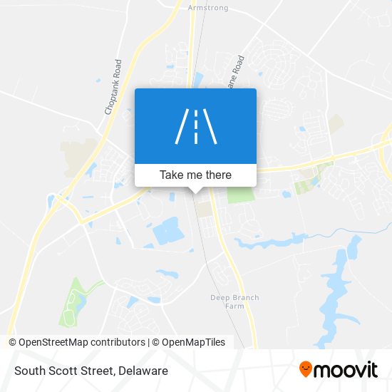 Mapa de South Scott Street