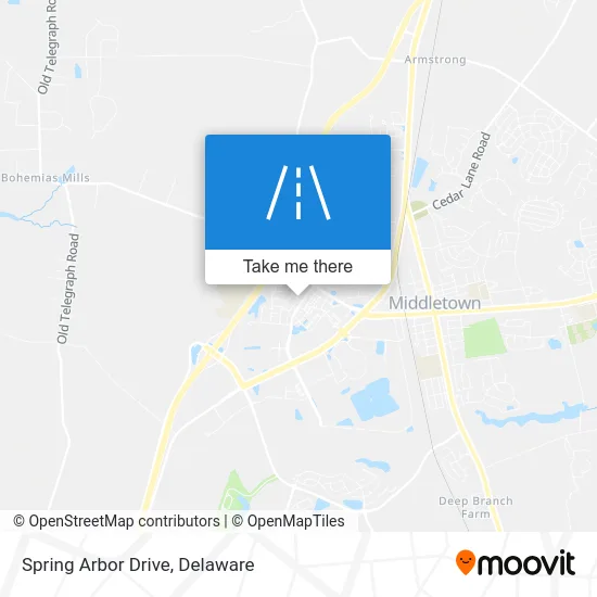 Spring Arbor Drive map
