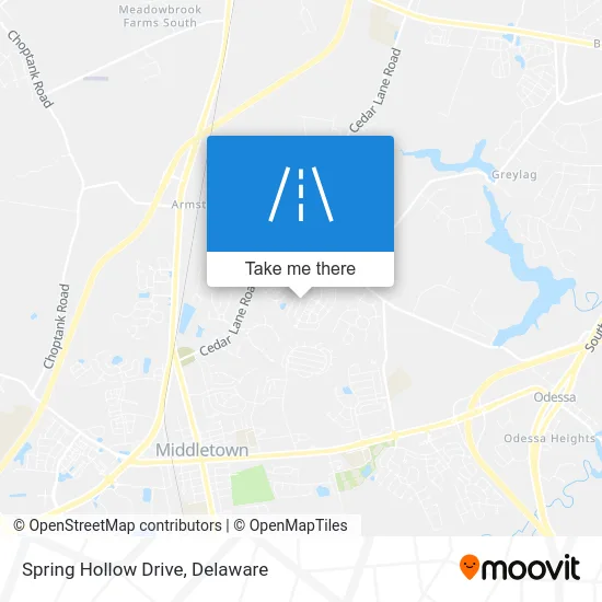 Spring Hollow Drive map