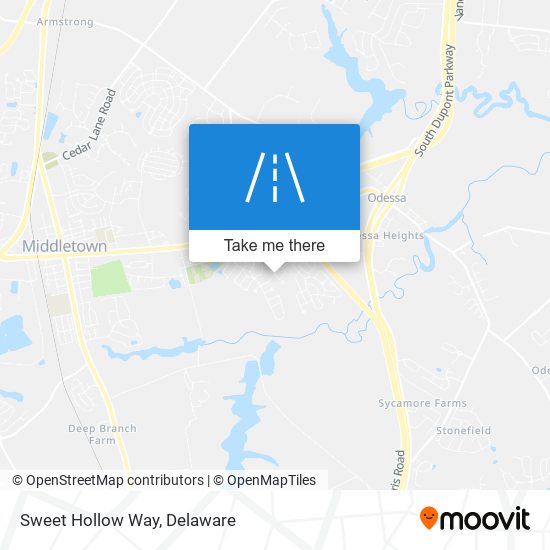 Mapa de Sweet Hollow Way