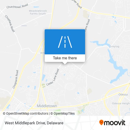 West Middlepark Drive map