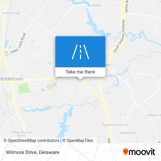 Wilmore Drive map