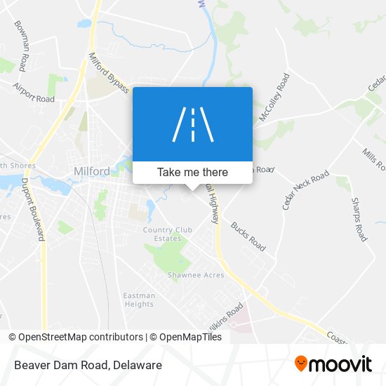 Mapa de Beaver Dam Road