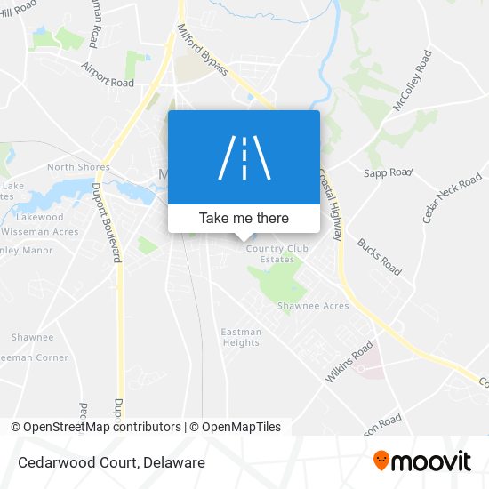 Mapa de Cedarwood Court