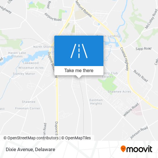 Mapa de Dixie Avenue