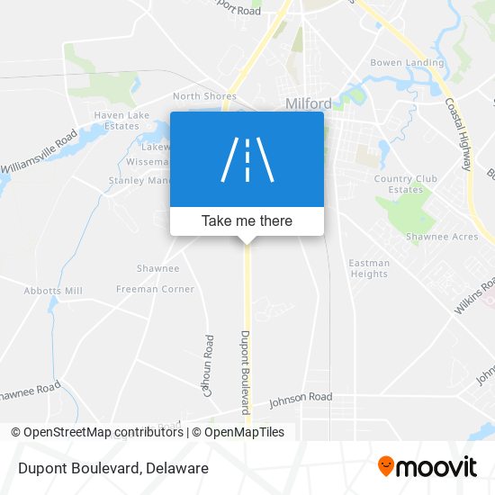 Mapa de Dupont Boulevard