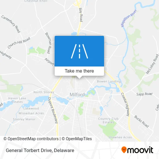 General Torbert Drive map