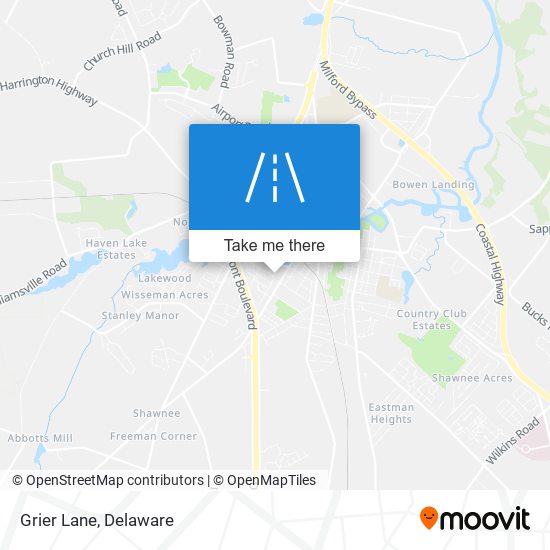 Mapa de Grier Lane