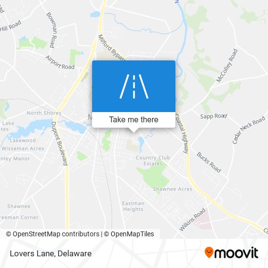 Mapa de Lovers Lane