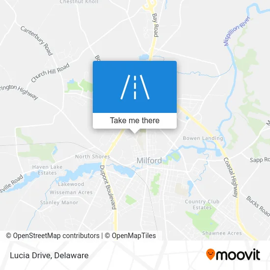 Lucia Drive map