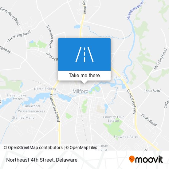 Mapa de Northeast 4th Street