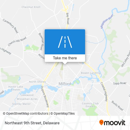 Mapa de Northeast 9th Street