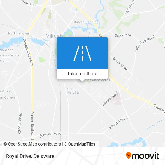 Royal Drive map