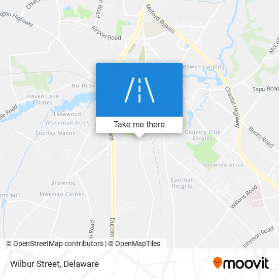 Mapa de Wilbur Street