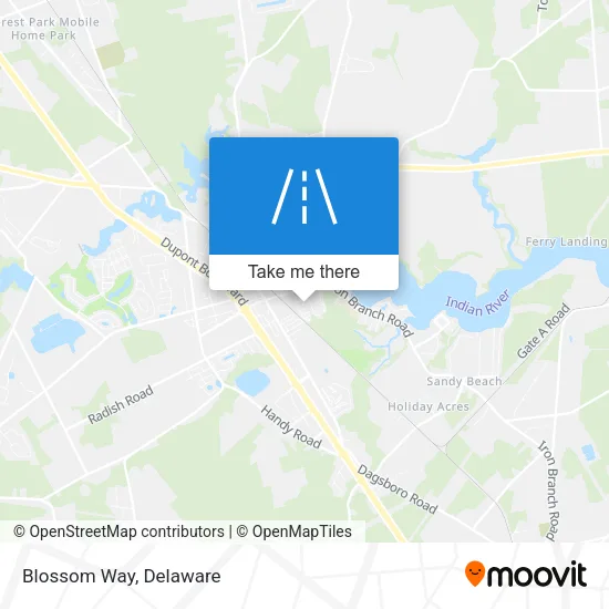 Blossom Way map