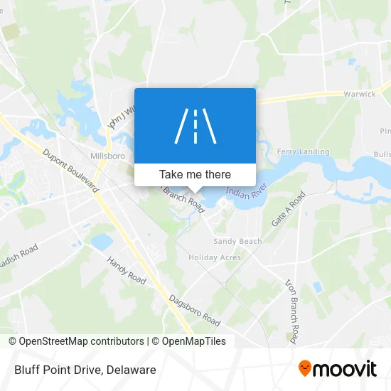Bluff Point Drive map