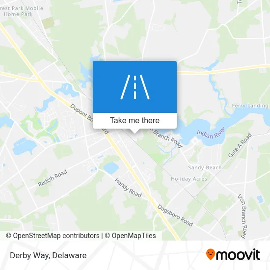 Derby Way map