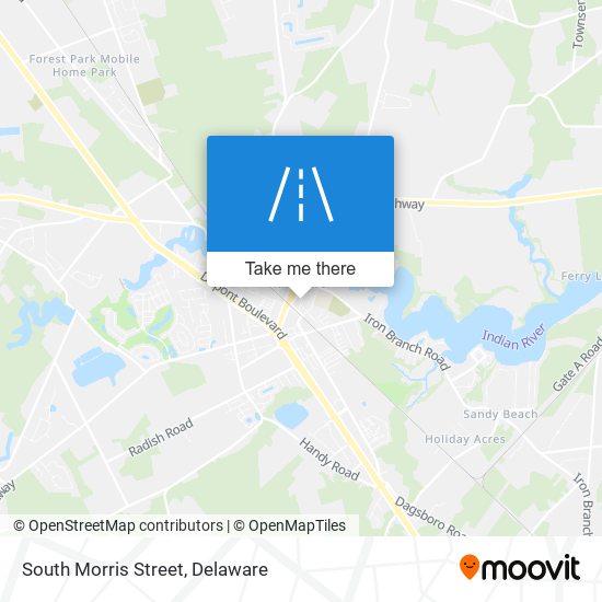 Mapa de South Morris Street