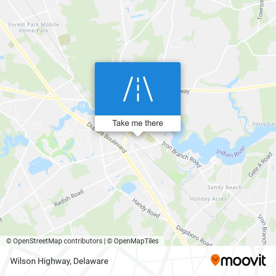 Mapa de Wilson Highway