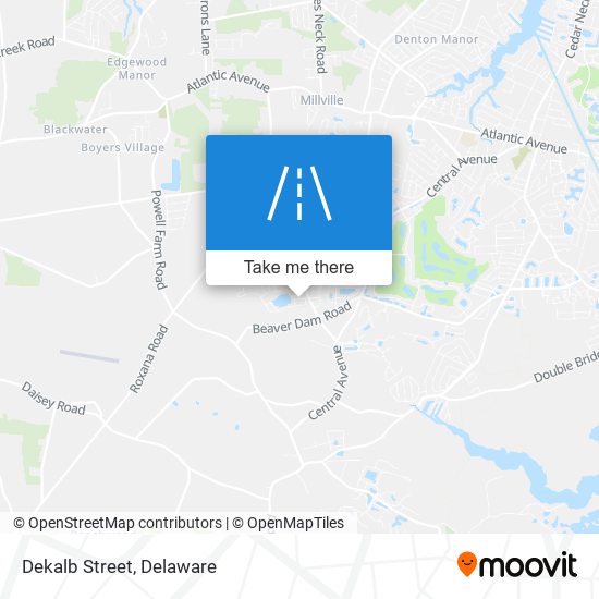 Mapa de Dekalb Street