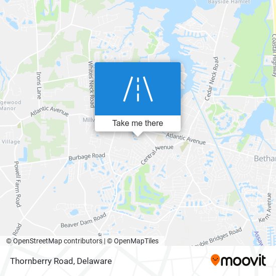 Mapa de Thornberry Road