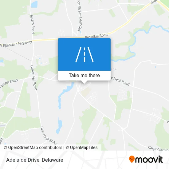 Adelaide Drive map