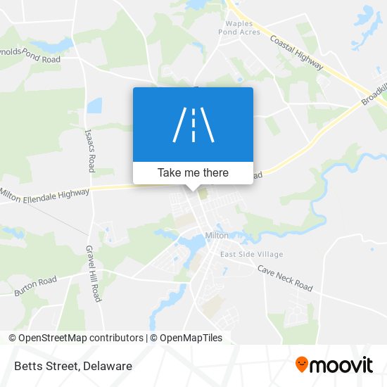 Mapa de Betts Street