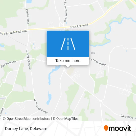 Dorsey Lane map