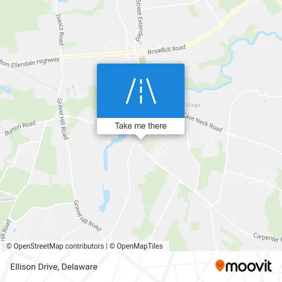 Ellison Drive map
