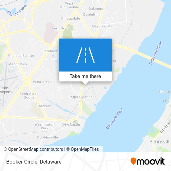 Booker Circle map