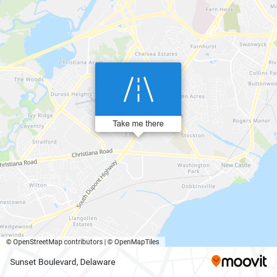 Mapa de Sunset Boulevard