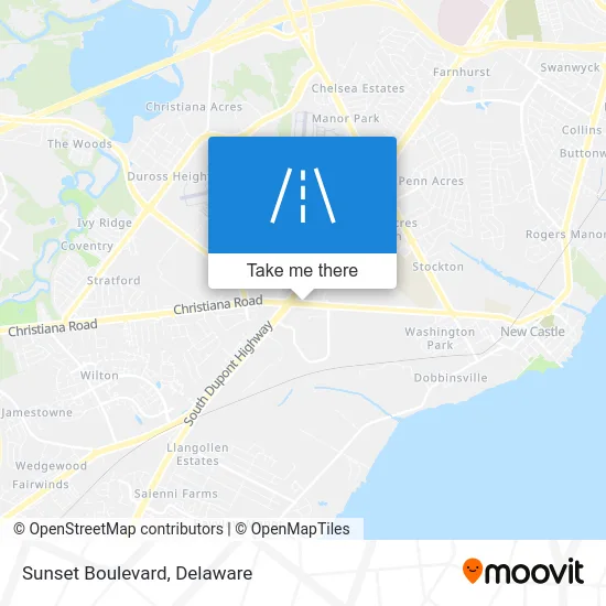 Sunset Boulevard map